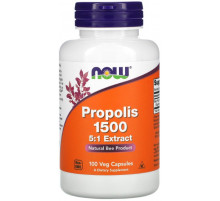 Прополіс Now Foods Propolis 1500 100 вегетаріанських капсул