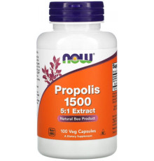 Прополіс Now Foods Propolis 1500 100 вегетаріанських капсул