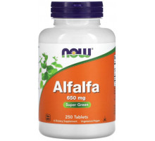 Люцерна Now Foods Alfalfa 650 мг 250 таблеток