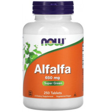 Люцерна Now Foods Alfalfa 650 мг 250 таблеток