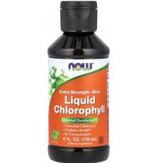 Хлорофіл рідкий NOW Foods Liquid Chlorophyll смак м'яти 118 мл