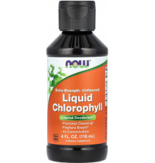Хлорофіл рідкий без ароматизаторів NOW Foods Liquid Chlorophyll 118 мл