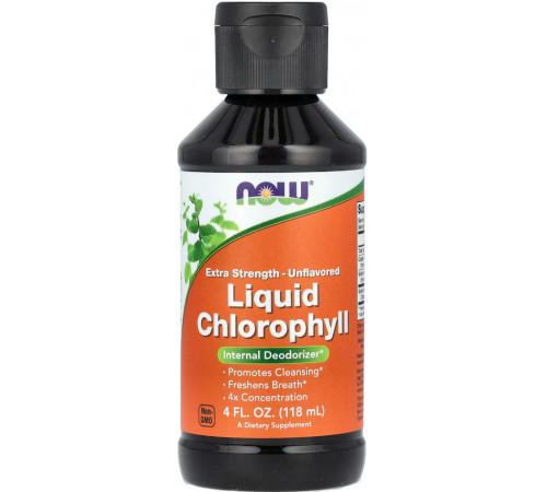 Хлорофилл жидкий без ароматизаторов NOW Foods Liquid Chlorophyll 118 мл