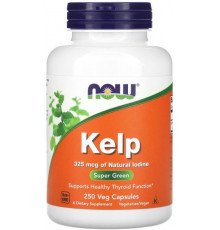 Ламінарія Now Foods Kelp 250 вегетаріанських капсул