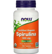 Спирулина Now Foods Spirulina 500 мг 100 таб