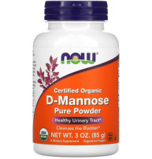 D-манноза Now Foods Certified Organic D-Mannose 85 грам