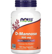 D-манноза Now Foods D-Mannose 500 мг 120 капс