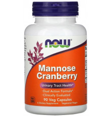 Манноза Журавлина Now Foods Mannose Cranberry 90 вег капс