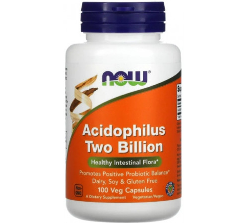Пробіотик Now Foods Acidophilus 2 млрд 100 раст капс