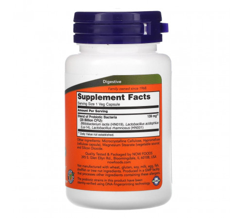 Пробиотики для женщин Now Foods Woman's Probiotic 20 млрд КОЕ 50 капс