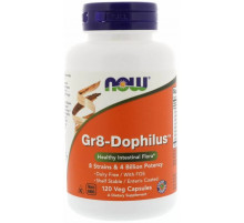 Пробиотики Now Foods Gr8-Dophilus 120 вегетарианских капсул