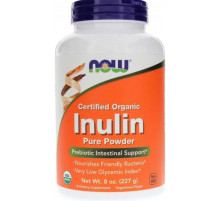 Інулін органічний Клітковина Now Foods Inulin 227 г