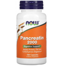 Панкреатин для травлення Now Foods Pancreatin 2000 мг 100 капсул