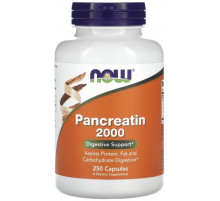 Панкреатин Now Foods Pancreatin 10X 200 мг 250 капсул