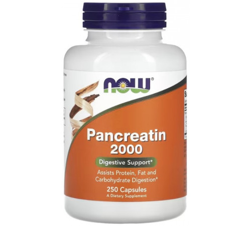 Панкреатин Now Foods Pancreatin 10X 200 мг 250 капсул