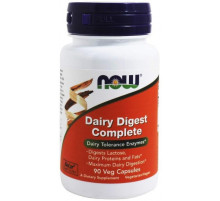 Молочные ферменты Now Foods Dairy Digest Complete 90 вег капсул