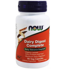 Молочные ферменты Now Foods Dairy Digest Complete 90 вег капсул