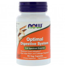 Ферменти для травлення Now Foods Optimal Digestive System 90 вег капсул