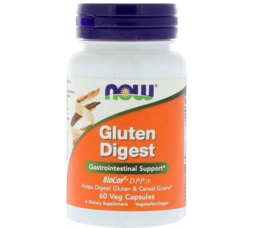 Ферменти для перетравлення глютену Now Foods Gluten Digest 60 вег капс