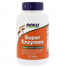 Ензими Now Foods Super Enzymes 90 таблеток