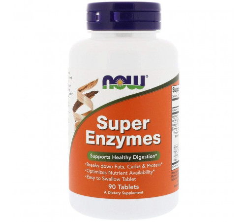 Ензими Now Foods Super Enzymes 90 таблеток