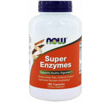 Травні ферменти Now Foods Super Enzymes 180 капсул