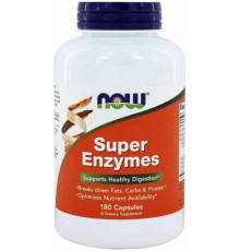 Травні ферменти Now Foods Super Enzymes 180 капсул