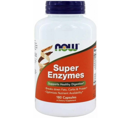 Травні ферменти Now Foods Super Enzymes 180 капсул