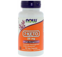 7 кето Дегидроэпиандростерон Now Foods 7-KETO 25 мг 90 вег капсул