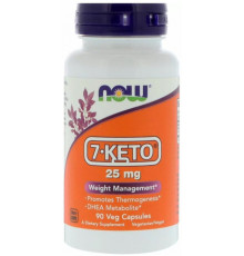 7-кето Дегідроепіандростерон Now Foods 7-KETO 25 мг 90 вег капсул