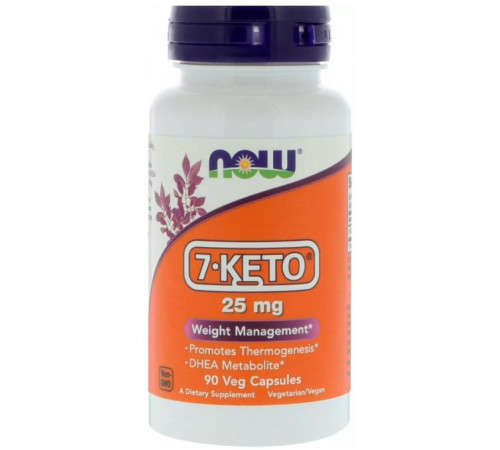 7-кето Дегідроепіандростерон Now Foods 7-KETO 25 мг 90 вег капсул