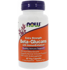 Бета-глюкани Now Foods Beta-Glucans 250 мг 60 вег капсул