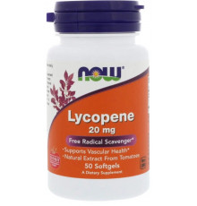 Лікопін Now Foods Lycopene 20 мг 50 гел капс