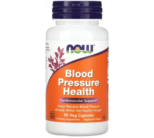 Нормализация давления Now Foods Blood Pressure Health 90 вег капсул