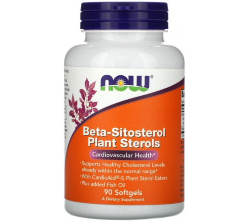 Бета-ситостерол Now Foods Beta-Sitosterol 90 гел капс