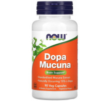 Мукуна пекуча Now Foods Dopa Mucuna 90 вегетаріанських капсул