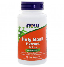 Базилік священний Now Foods Holy Basil 500 мг 90 вегетаріанських капсул