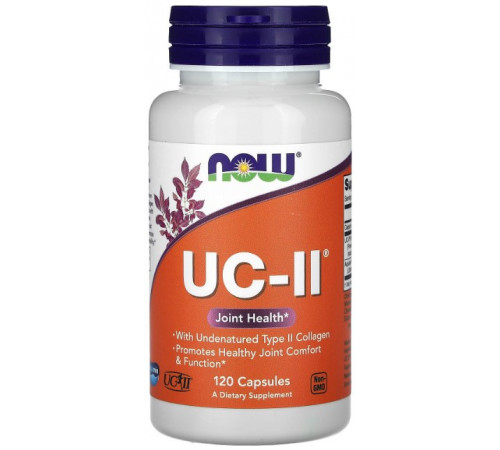 Колаген 2 типу Now Foods UC-II Type II Collagen 120 капсул