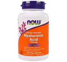 Гіалуронова кислота  Now Foods Hyaluronic Acid 100 мг 120 капсул