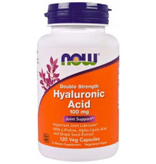 Гіалуронова кислота  Now Foods Hyaluronic Acid 100 мг 120 капсул