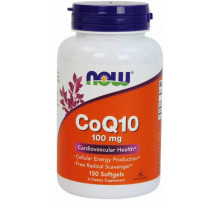Коэнзим Q10 Now Foods CoQ10 100 мг 150 гелевых капсул
