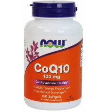 Коензим Q10 Now Foods CoQ10 100 мг 150 гелевих капсул