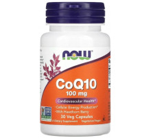Коензим Q10 для сердця Now Foods Coenzyme Q10 100 мг 30 капс