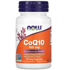 Коензим Q10 для сердця Now Foods Coenzyme Q10 100 мг 30 капс