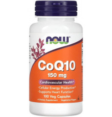 Коензим Q10 Now Foods CoQ10 150 мг 100 вегетаріанських капсул