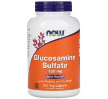 Глюкозамин сульфат Now Foods Glucosamine Sulfate 750 мг 240 растительных капсул