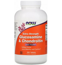 Глюкозамін та хондроїтин Now Foods Glucosamine & Chondroitin 240 таблеток