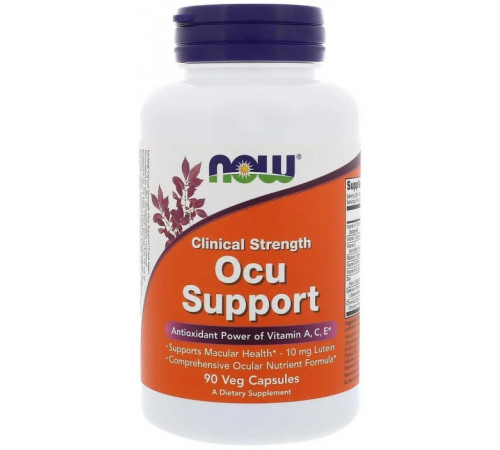 Витвмины Now Foods Витамины для глаз Ocu Support 90 вег капс