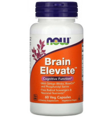 Вітаміни для пам'яті Now Foods Brain Elevate 60 капс