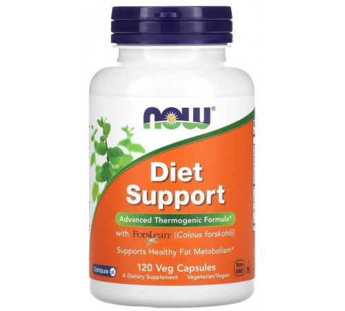 Жироспалювач Now Foods Diet Support 120 вег капс